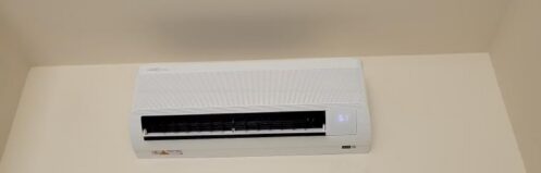 Ductless mini-split air handler
